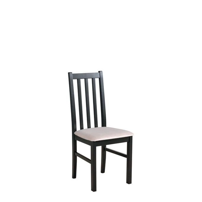 Rozkładany stół do jadalni z drewnianymi krzesłami MERRIE