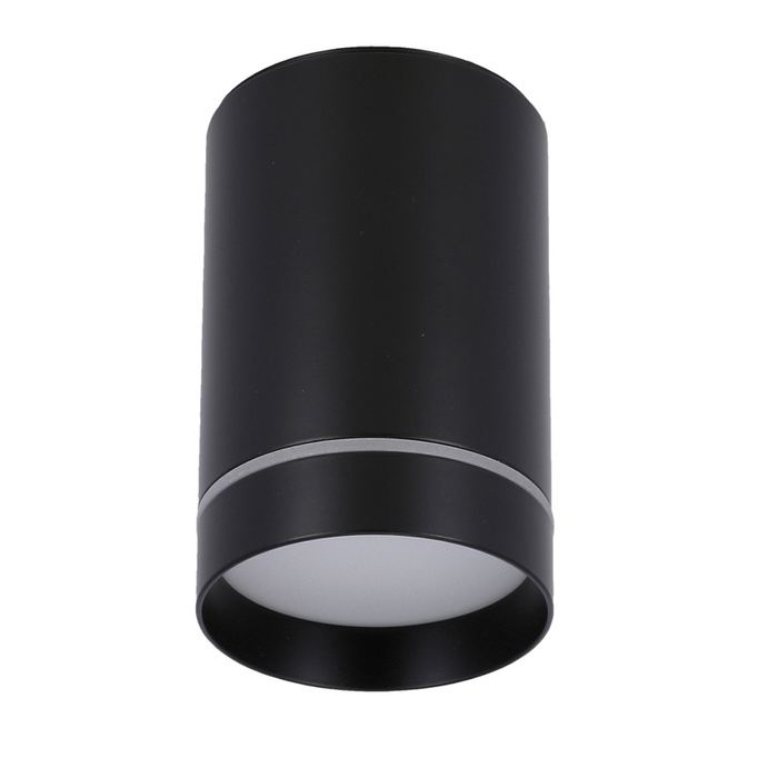 Lampa sufitowa Tuba czarna oprawa GU10 15W