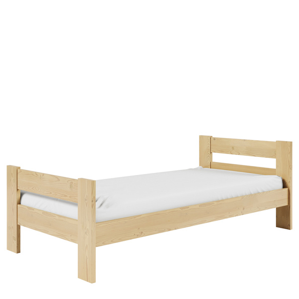 Młodzieżowe łóżko z drewna sosnowego 90x200 cm HEAT