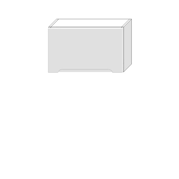 Biała szafka nad okap 60 cm ZOYA