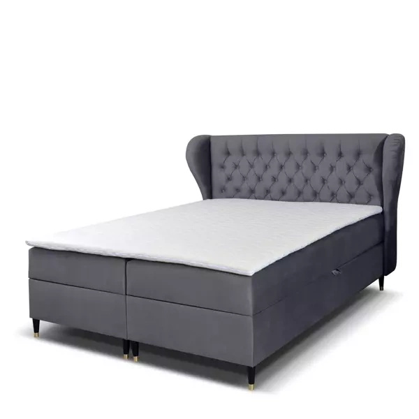 Eleganckie łóżko kontynentalne 140x200 cm ORLANDO