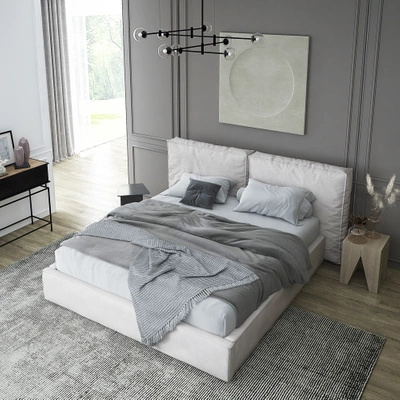Łóżko tapicerowane z pojemnikiem na pościel 160x200 PALISE