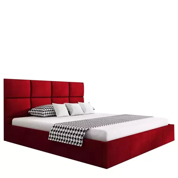 Duże łóżko dwuosobowe 180x200 cm AMBY