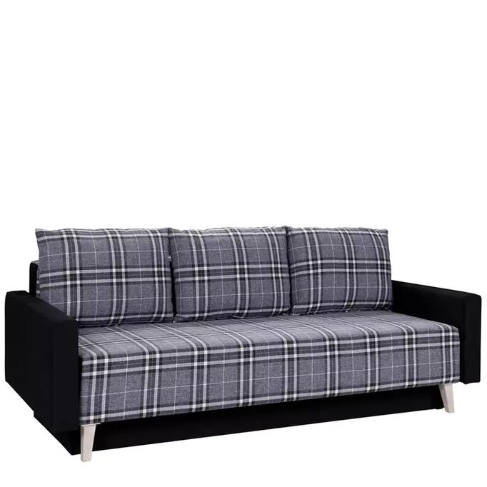 Ciemna sofa w stylu skandynawskim MERKURY