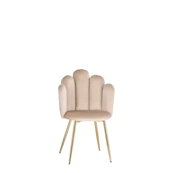 Krzesło muszelka beż LISA