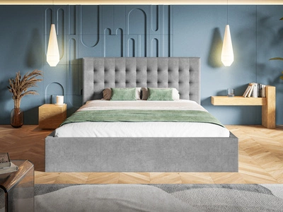 Łóżko tapicerowane podwójne 160x200 cm HARK