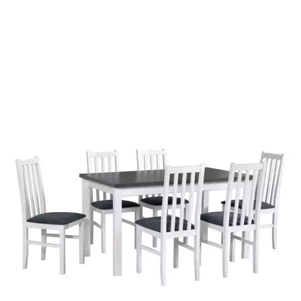 Skandynawski stół z krzesłami BAROTTI