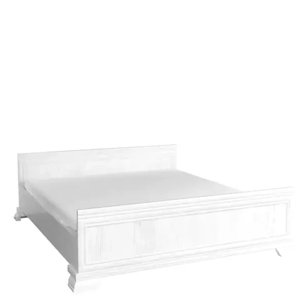 Białe łóżko do sypialni 160x200 KOLONIA