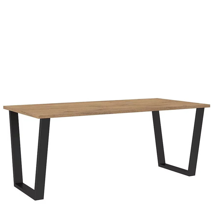 Duży stół z metalowymi nogami KARO 185x90