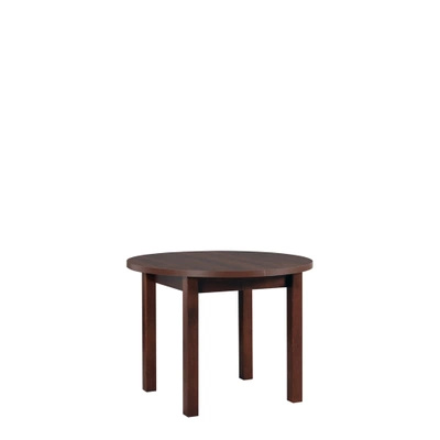 Okrągły stół z drewnianymi krzesłami do jadalni PALVE